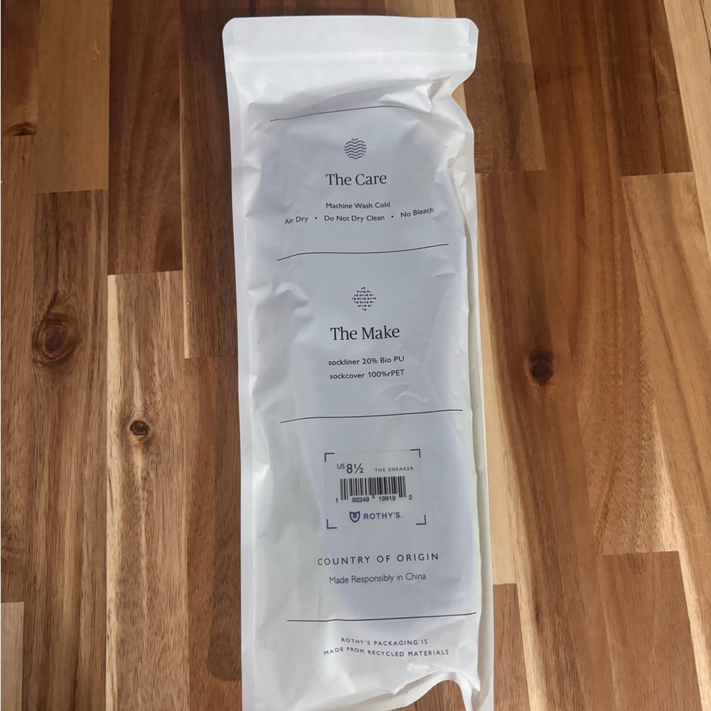 Rothy’s Replacement Insoles – Size 8.5 – New in Package